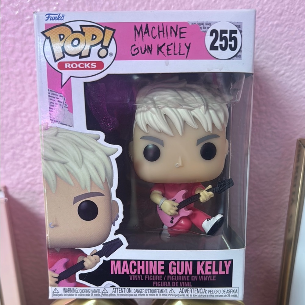 Funko Pop Rocks Machine Gun Kelly with Pink Guitar